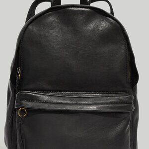 Madewell Black Leather Backpack